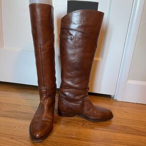 FRYE Brown Leather Knee-High Boots